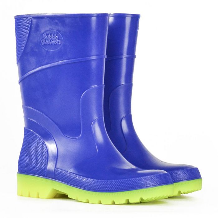 Children s Bubblegummer Gumboot Blue Yellow