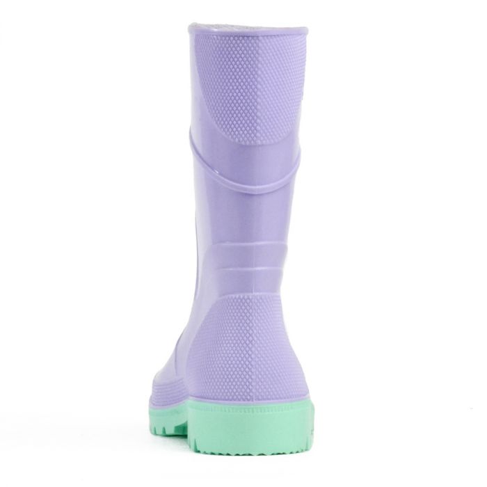 Children s Bubblegummer Gumboot Purple Teal