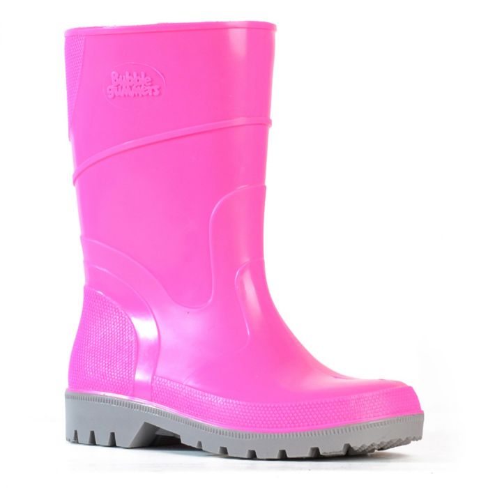 Children's Bubblegummer Gumboot Pastel Pink/Grey – Bata